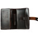 Universal Leather Wallet with Passport and Check Bifold Holder