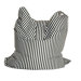 Fashion Bull Black and White Bean Bag Lounger