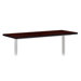 Rectangular Tabletop, No Grommets, Mahogany