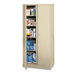 Storage Cabinet,5-Shelf Locking, 36"x18"x78", Putty