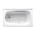 Integrity 72" x 36" AirMasseur Tub with Integral Skirt on Left