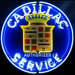 Cadillac Service Neon Sign