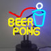 Beer Pong Neon Sculpture