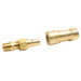 Propane or Natural Gas 3/8" Quick Connector and Full Flow Male Plug