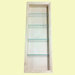 Four Shelf Recessed Newberry Niche
