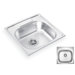 18.88" x 18.88" Drop-in Single Bowl Stainless Steel Kitchen Sink