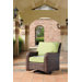 Saint Tropez Wicker Swivel Glider