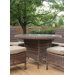 Del Ray Round Wicker Dining Table