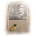 Accordion Design Wood Pet Gate in Mocha