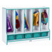 5 Section Toddler Coat Locker with Step
