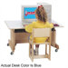 42" W Computer Table - Blue