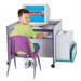 ThriftyKYDZ 30" W Single Computer Desk with Rainbow Accents
