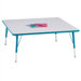 Rainbow Accents Activity Table- Square (48" x 48")