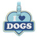 I Love Dogs Luggage Tag