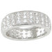 .925 Sterling Silver Brilliant Cut Cubic Zirconia Eternity Ring
