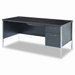 Mentor Series Single Pedestal Computer Desk with Rectangular Top Shape