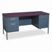 Metro Kneespace Credenza Computer Desk with 4 Drawers