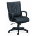 High-Back Leather Executive Chair with Arms
