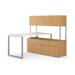Voi L-Shaped Workstation with Stack on Storage