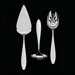 New Oberon Stainless 3 Piece Serving Set
