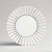 Platinum Fine Bone China Striped 9" Plate