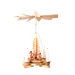 Singing Angels Natural Wood Pyramid
