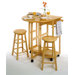 Basics Round Breakfast Bar w/ 2 Stools
