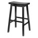 Saddle Seat 29" Bar Stool in Black