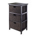 Omaha Storage Rack with 3 Foldable Baskets