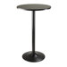 Obsidian Round Pub Table