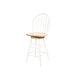 Basics White 24" Swivel Bar Stool