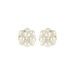 Simulated Pearl Cluster Stud Earring