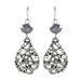 Artisan Teardrop Hematite Bead Earring