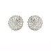Crystal Round Post Earrings
