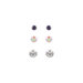 Multis Aurora Borealis CZ Trio Earring