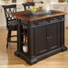 Deluxe Traditions Kitchen Island with Granite Top