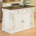 Monarch Kitchen Island with Granite Top