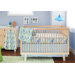 Moving Gears Bumper Free 4 Pieces Crib Bedding Set