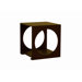 Cognac Cube End Table