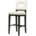 Meiji Leather Barstool in White