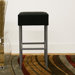 Baxton Studio Andante Faux Leather Counter Stool in Black