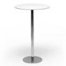 Baxton Studio Cordova Plastic and Chrome Modern Bar Table