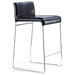 Nina Nauga Counter Stool in Black