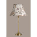 Morgan Table Lamp with Austen Bell Shade in Satin Brass