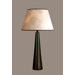 Pascal Table Lamp with Chrysanthemum Shade in Brown