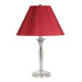 20.5" x 14.5" Renee Table Lamp with Charlotte Shade in Chrome