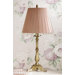 Webber Table Lamp with Aida Shade in Antique Brass