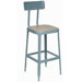 Stool with Channel Brace Footrest