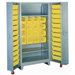 Deep Door Storage Cabinet with 2 Shelves: 76" H x 38" W x 28" D