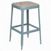 Pressed Wood Stool with Footrest
